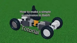 How to make a simple suspension for cars in build a boat for treasure tutorial