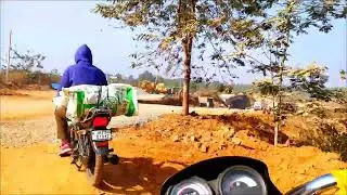 Riding through rough roads, chasing real journeys 🏍️#BikeRide#VillageRoad#TravelVibes#RiderLife