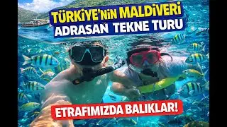 ADRASAN KOYLARI EFSANE / TEKNE TURU VLOG