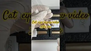 Silk cat eyes gel polish #cateyegel #gelpolish #naildesign #nailmagic #nailtutorial