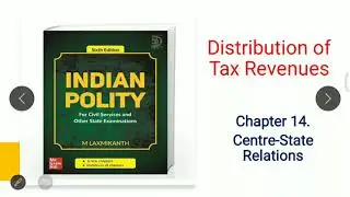 Distribution of Tax Revenues Between Centre And States(Part-1)