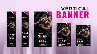 GYM Animated Banner Ads.- After effects- Motion graphic.
