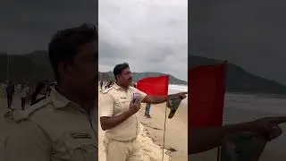 Karwar beach RED FLAG