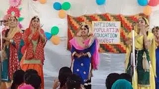 National Population Education Project Gidha Competition / sohanbarnala/ Gidha /ਗਿੱਧਾ ਭੰਗੜਾ / folk
