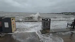 Rough Seas North Shields Fish Quay Beach