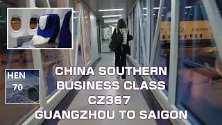 China Southern Business Class | Short Haul | CZ367 Guangzhou to Saigon Boeing 737