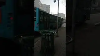 Autobuzul Otokar Kent #6544 pe linia 253 părăsind stația Liviu Rebreanu