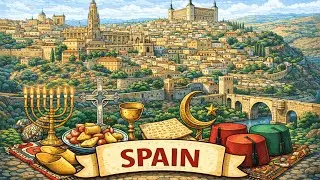 Toledo, Spain 4K Drone Footage | The City of Three Cultures