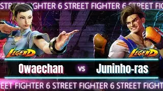 🏆SF6 Owaechan (Chun li) vs Juninho-ras (Luke)🏆