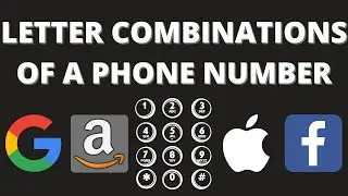 Letter Combinations of a Phone Number leetcode 17 FAANG coding interview question Recursive solution