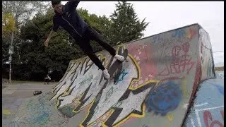 How to Kickturn on a Ramp (transition basics)