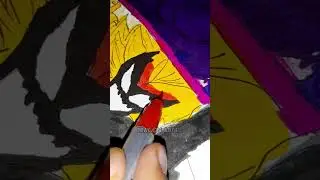 Venom and 5 symbiots 🔥 #marvel #venom #shorts #viral #arts #draw #trend  #imaginedragons