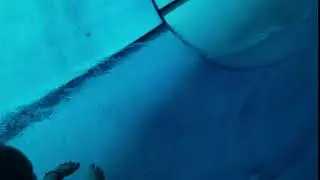 9-21-19 Universal Volcano Bay - Olivia & Mom on slide