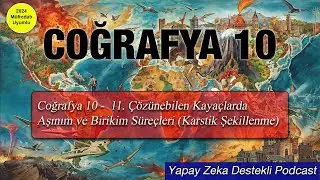 Coğrafya 10: 11 - Çözünebilen Kayaçlarda Aşınım ve Birikim Süreçleri Karstik Şekillenme