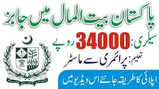 Pakistan Bait ul Maal Jobs 2021 | Govt Ehsaas Program Jobs 2021 | Bait ul Maal Jobs |  Ehsaas Jobs