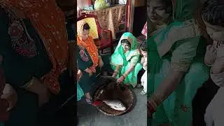 my fish cutting ceremony first time in sasuraal #fishcuttngvideo