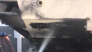 FARROW BLASTING SYSTEM - BOTTOM PAINT REMOVAL -  IN MIAMI