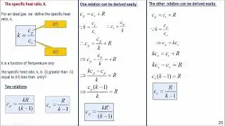 27  The specific heat ratio, k,