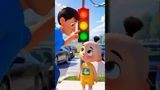 Traffic Signal Rules for Kids 🚦 | Learn Road Safety with Fun 3D Animation#nurseryrhymes #kidsvideo