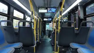Onboard 2020 Novabus LFS HEV #0022 on the M100
