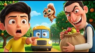 चिंटू बनाम लालची आदमी 😱 | जादुई स्कूल बस की कहानी | Moral Story for Kids Hindi