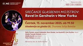 Koncertni cikel Solo e da camera: SREČANJE GLASBENIH MOJSTROV: RAVEL IN GERSHWIN V NEW YORKU