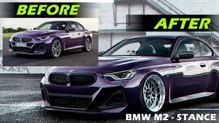 Bmw M2 Stance - Speed Art (Photoshop)