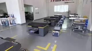 FOCUS INC. Alpha Jet Plus A2 UV printer testing video