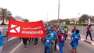 dubai cares walk with khansaheb team