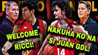 BREAKING: JUAN GOMEZ DE LIAÑO TRADED TO GINEBRA! | RICCI RIVERO AT AGENT NETO PUMIRMA SA SMB!
