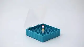 TUBE BOX - 100 well - hinged lid