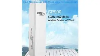 Best TOTOLINK CP900 5GHz 867Mbps Wireless Outdoor Access Point Wi-Fi Repeater for Outdoor Long Dist