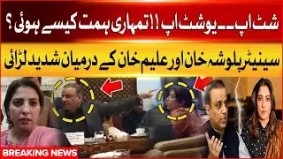 Heated Clash Between Senator Palwasha Khan and Aleem Khan | PPP Leader Vs Aleem Khan | Breaking News