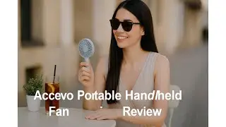 🌬️ Accevo Portable Handheld Fan Review 💨