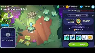 Trial Grounds: Wind Archer Dessert Paradise of Life Stage 1~9 - Cookie Run Kingdom