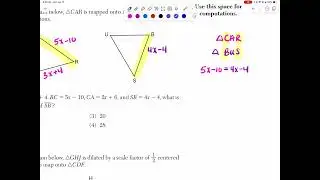 Geometry January 2024 Regents  Q#8