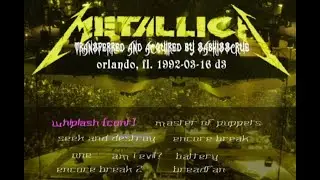 METALLICA (1992.03.16) Orlando, FL @Orlando Arena [DVD3Rip]