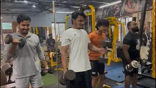 Gym me aaj 15kg ke Dumbbell ￼se competition ho gaya 😮#funny #prank #comedy #viral #vlog #funnyprank￼