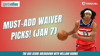 Fantasy Basketball Box Score Winners & Losers (Jan 7) | Waiver Wire Must-Adds & Drops 🏀