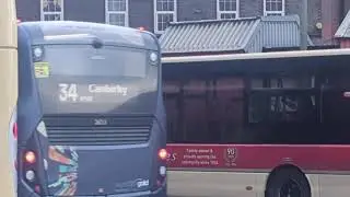 Here is the Stagecoach Gold 26213 on the number 34 in Guildford Monday 12 January 2026