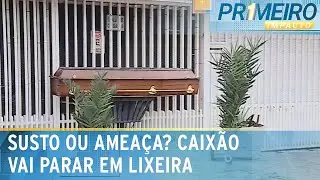 Caixão na porta vira mistério e chama atenção na vizinhança | Primeiro Impacto (29/01/25)