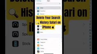 How to Delete Your Search 🔍 History Safari on iPhone   #SafariBrowser #iPhoneTrick #SearchiPhone