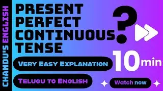 Present Perfect continuous Tense Made Easy | Learn with Simple Examples