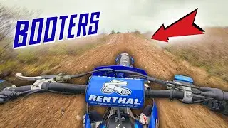 HUGE BOOTERS At Private Motocross Track - Endres MX
