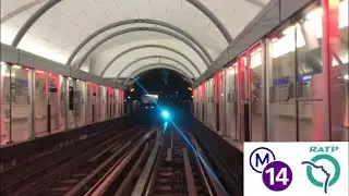 M14 : Time-Lapse - Olympiades / Mairie de Saint-Ouen (Trafic perturbé)