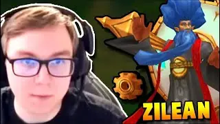 TheBausffs ZILEAN is actually a 1v9 GOD on him.. (makes Qiyana int wtf)