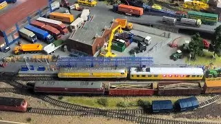 Neues von der Anlage, M&auml;rklin 49960 Messwagen,  47223 Wascosa Schiebeplanenwagen &  39321 Wiebe V320