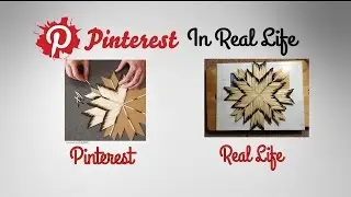 DIY Match Stick Art - Pinterest in Real Life
