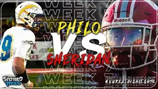HIGH SCHOOL FOOTBALL | Sheridan vs Philo  - HIGHLIGHT