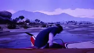 Crashing airplane and blimp in same spot